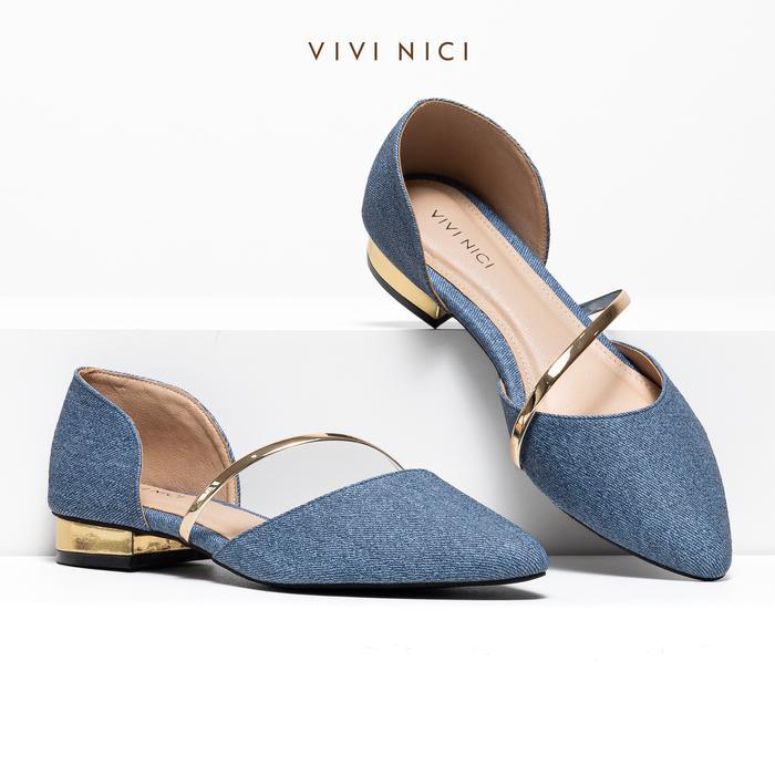 5iyp- Vivi Nici - Angelique Sepatu Wanita Hak 3 Cm Heels Shoes Merah