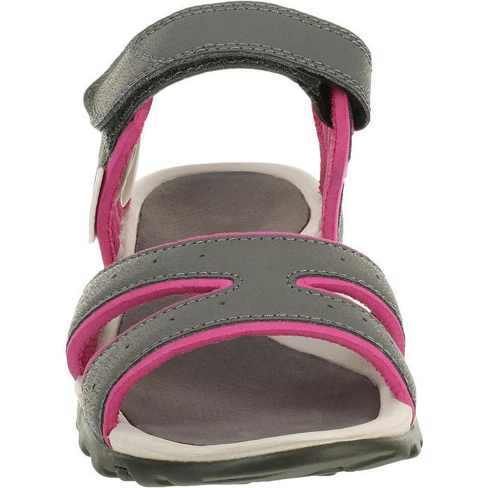 Promo Decathlon Quechua Sandal Hiking Wanita Nh100 - Abu Pink - 8328723 Original