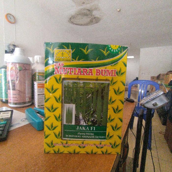 Digazsin_ Jaka F1 10Gr Benih Tanaman Oyong Hibrida Cap Mutiara Bumi