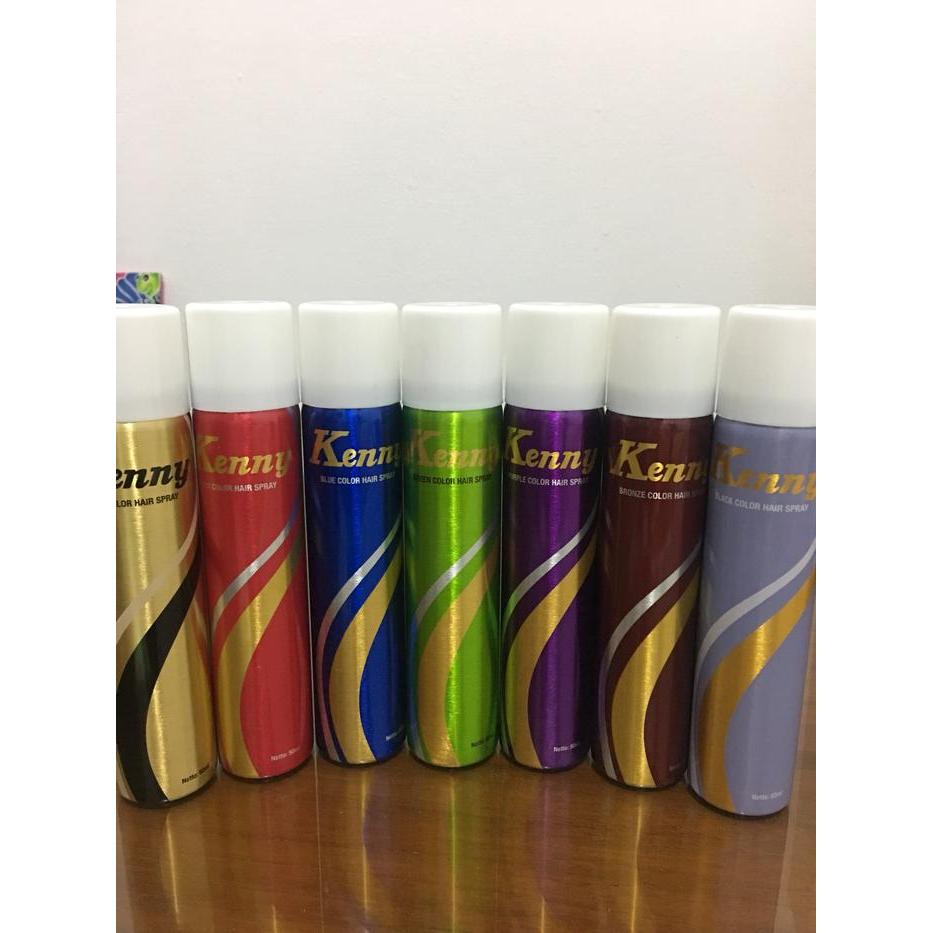 g5t7- Kenny Hair Spray Color 50 Ml