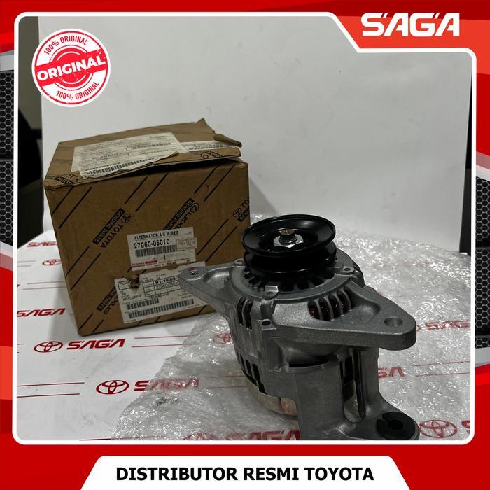 Alternator Dinamo Cas Kijang Kapsul Bensin 7K 12V 45A Dinamo Ampere Kijang Kapsul Original