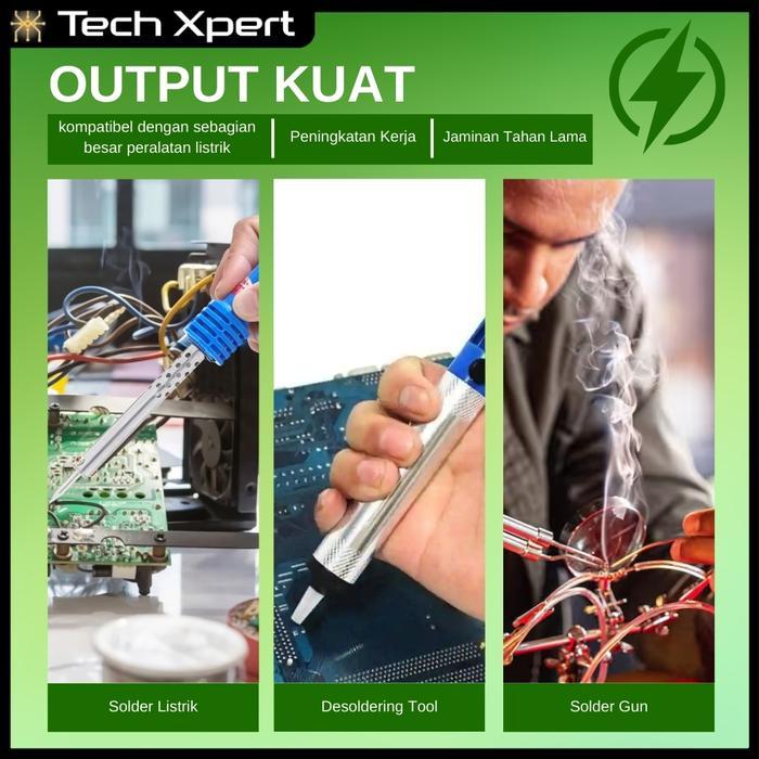 SOLDER LISTRIK TOFUDA / SOLDER TEMBAK 3080 / SOLDER LISTRIK MATA KERAMIK 80W FREE / SEDOTAN TIMAH