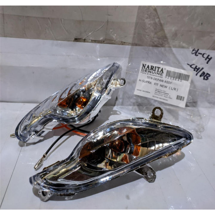 lampu sen depan honda supra fit new assy narita - variasi anp