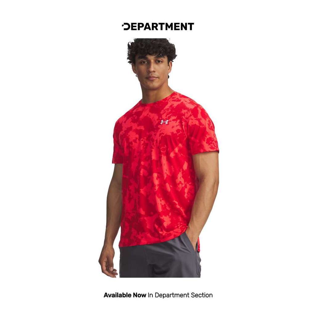 UNDER ARMOUR LAUNCH PRINTED 6006110713 Kaos Lari Pria ORIGINAL
