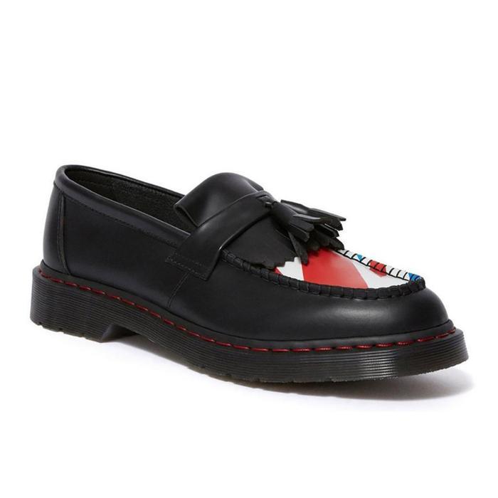 ORINAL DR MARTENS X THE WHO ADRIAN UNION JACK TASSEL LOAFERS