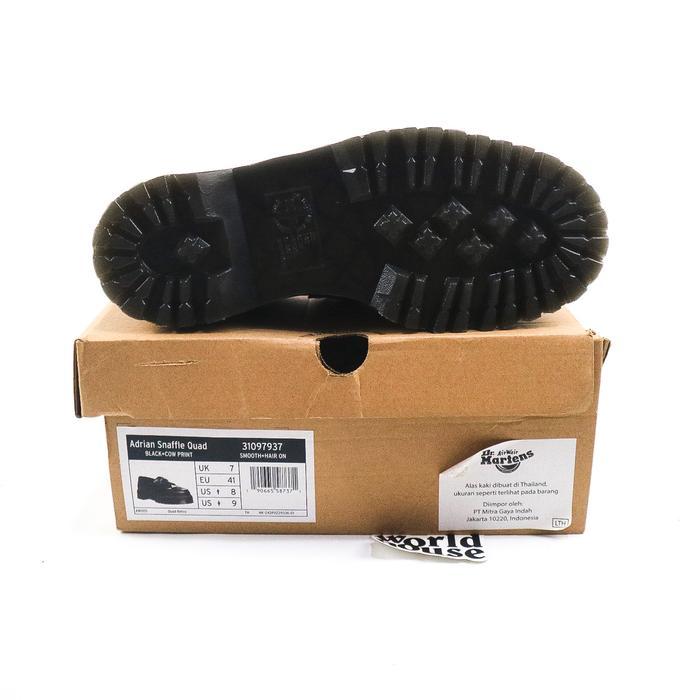 DR MARTENS ADRIAN SNAFFLE QUAD BLACK SMOOTH COW