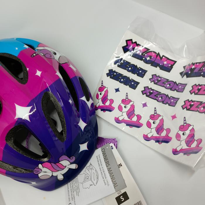 XZone Helm Sepeda Anak Perempuan Unicorn