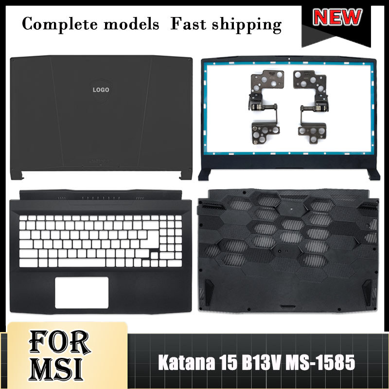 NEW Original For MSI Katana 15 B13V MS-1585 Lapatop LCD Back Cover Front Bezel Palmrest Upper Case B