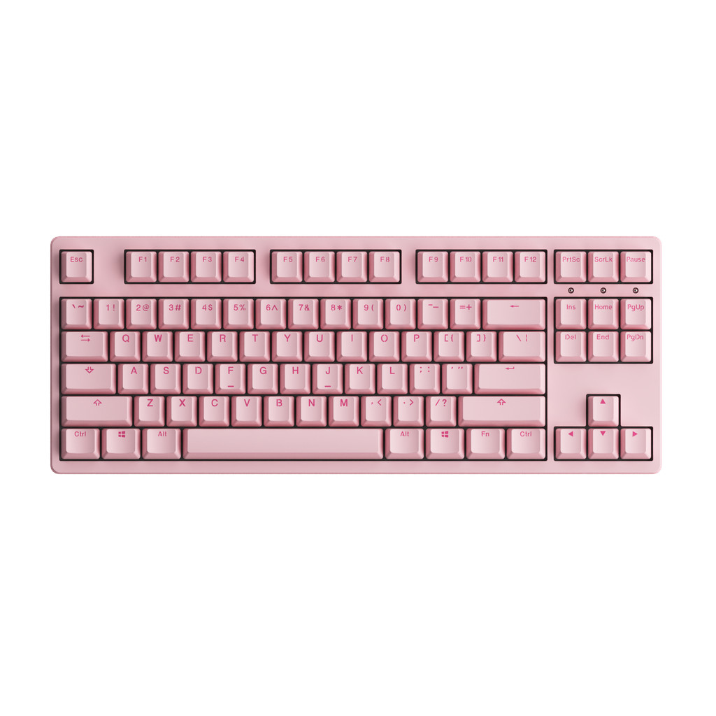 Akko Black 3087 v2 Mechnicial Keyboard USB Type C with OEM Profile PBT Double Shot Keycaps