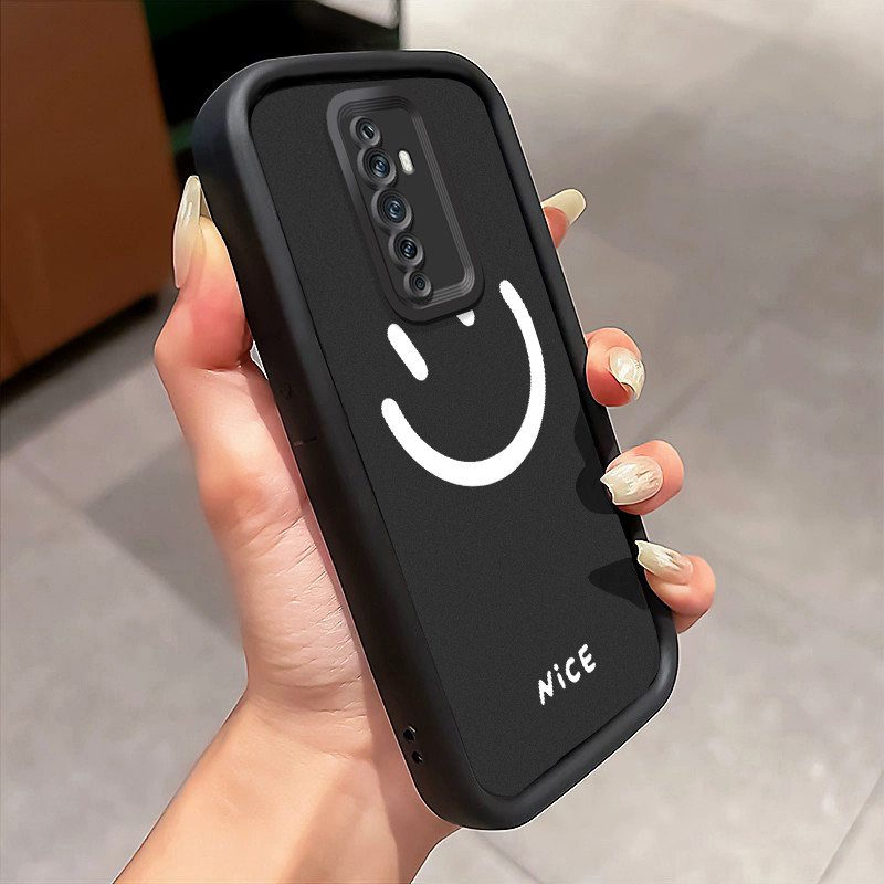 Casing Hp Untuk OPPO Reno 2F Reno 2Z Reno2 F Reno2 Z Case Casing Graffiti tersenyum pola Kasus HP Ta