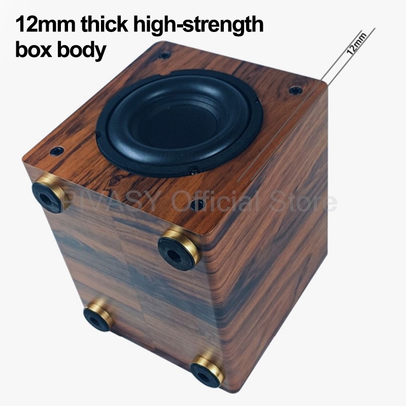6.5 Inch HIFI Fever Passive Speaker Home Theater Wooden Amplifier Subwoofer Living Room High Power