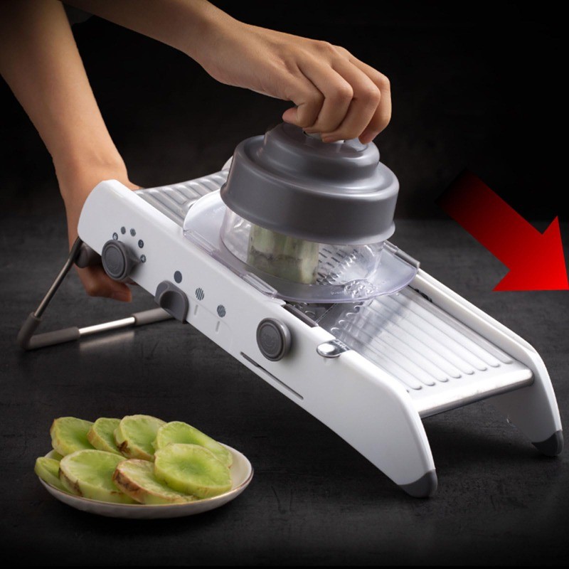 Stainless Steel Tomato Slicer Manuel Potato Slicer Adjustable Vegetable Chopper Mandoline Food
