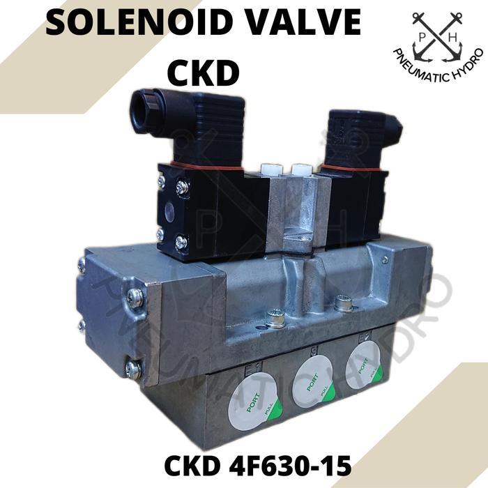 Selenoid Valve Pneumatic 1/2 Ckd 4F630-15 Pertukangan
