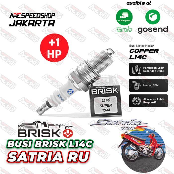 Busi Motor Suzuki Satria Ru Brisk Silver L14C