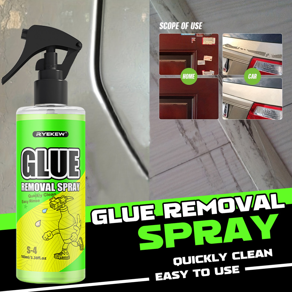 Glue Removal Spray Sticky Residue Remover Car Window Film Adhesive Remover Cleaning Products For