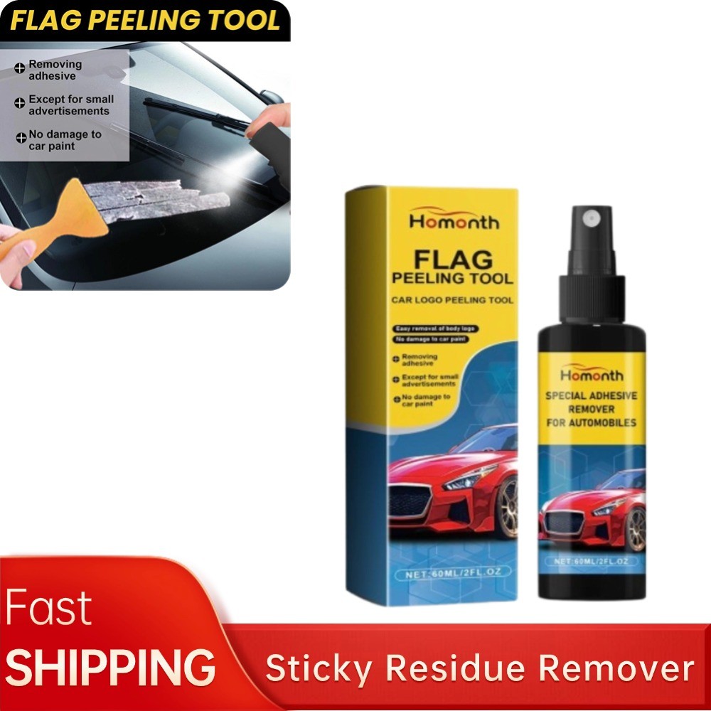 Sticky Residue Remover Car Window Film Adhesive Remover Sticker Cleaning Spray Glue Remover Cleaning