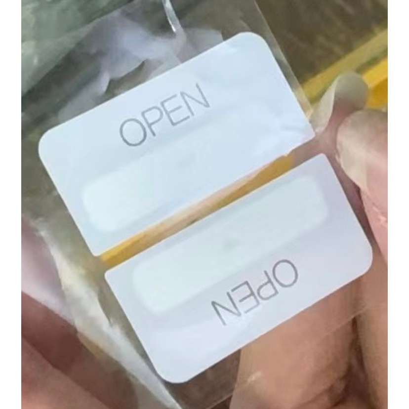 100Pcs/Lot Stickers For Oneplus One Plus Box Seal Film Foil Sealing Sticker