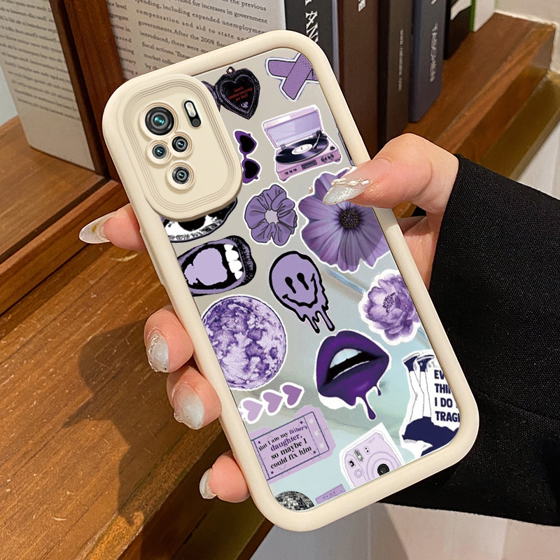 Casing Hp Untuk Xiaomi Redmi Note 10 Redmi Note 10s Redmi Note 10 Pro POCO M5s Case HP Casing pola S