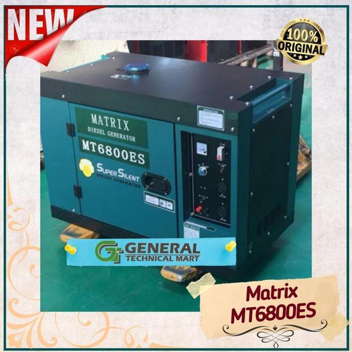 DIESEL GENSET SILENT 5000 watt Generator Listrik SILENT SOLAR 5 KW