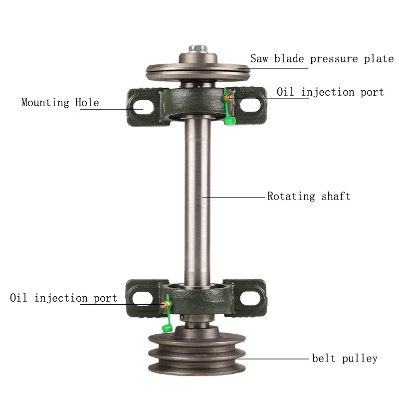 Simple Woodworking Table Saw Spindle Table Drama Seat Shaft Assembly Table Saw Shaft Push Table Saw