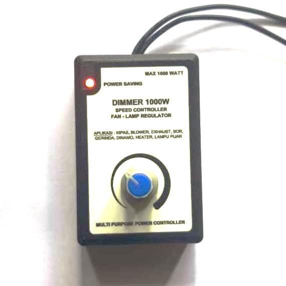 Dimmer AC 220V 1000W pengatur motor listrik, gerinda, bor, kipas