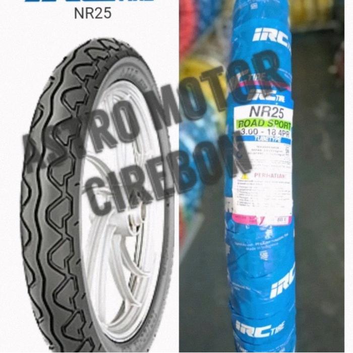 300 18 NR 25 IRC, Ban Motor ring 18 Ukuran 300;-18 Merk IRC ban King