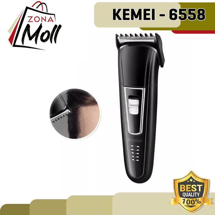 jb87- Zm Kemei Km6558 Cukuran Jenggot Kumis Alat Mesin Cukur Km-6558 3 In 1 Ketiak Razor