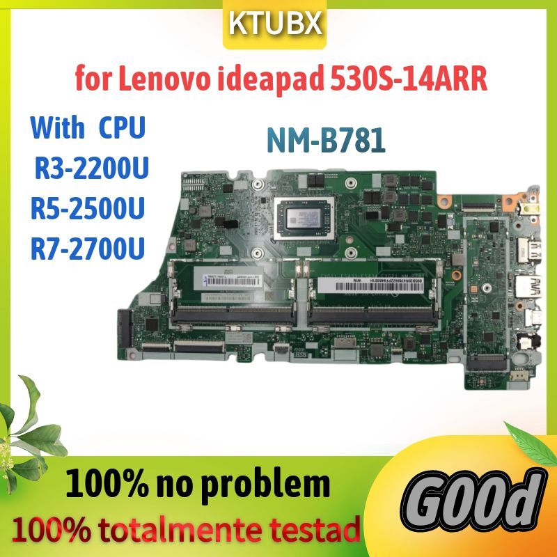 For Lenovo Yoga 530-14ARR FLEX 6-14ARR Laptop Motherboard.NM-B781 Motherboard.W/AMD R3-2200U R5-2500