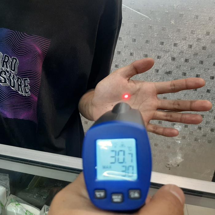 thermometer infrared thermogun alat ukur suhu tembak suhu tubuh value