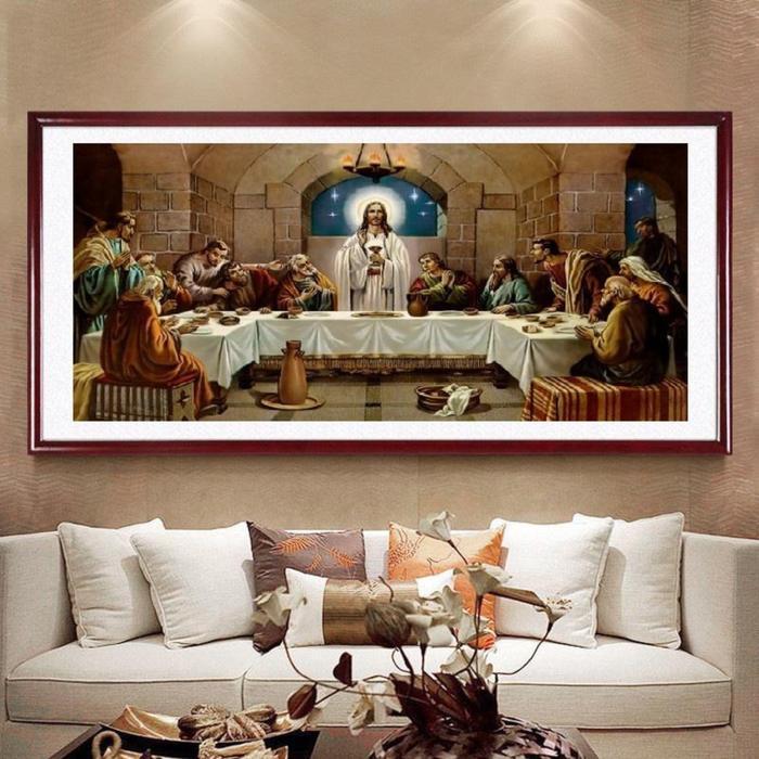 DIY Diamond Painting Full perjamuan kudus yesus kristen 11060 cm D847
