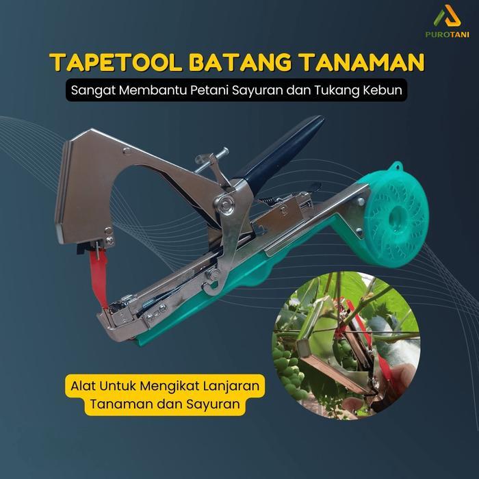 Puro Tapetool Alat Pengikat Tanaman Tape Tool Mesin Besi SALEME752