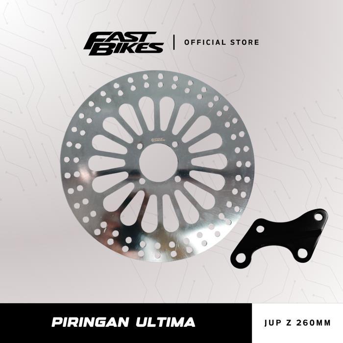 FASTBIKES - PIRINGAN ULTIMA DISC CAKRAM DEPAN FAST BIKES ULTIMA CHROME UK 260MM/300MM TIGER OLD