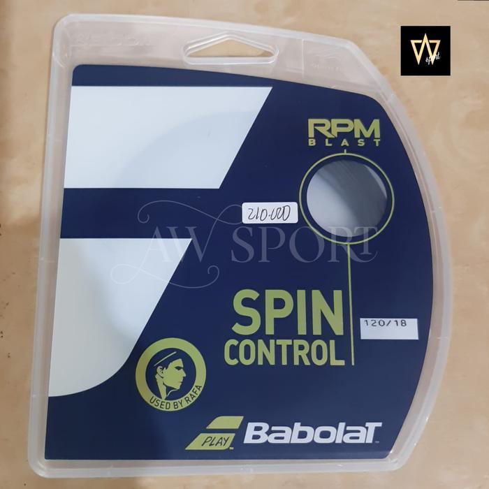 SENAR TENIS BABOLAT RPM BLAST SPIN CONTROL 120/18 / SENAR RAKET TENIS