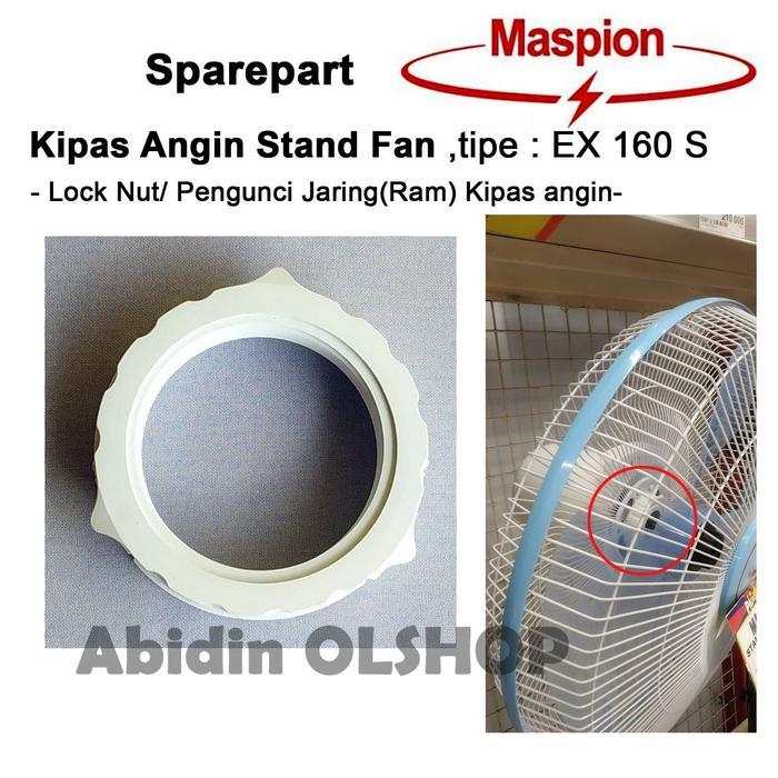 Spare part kipas angin MASPION, Lock nut. Pengunci Jaring Kipas