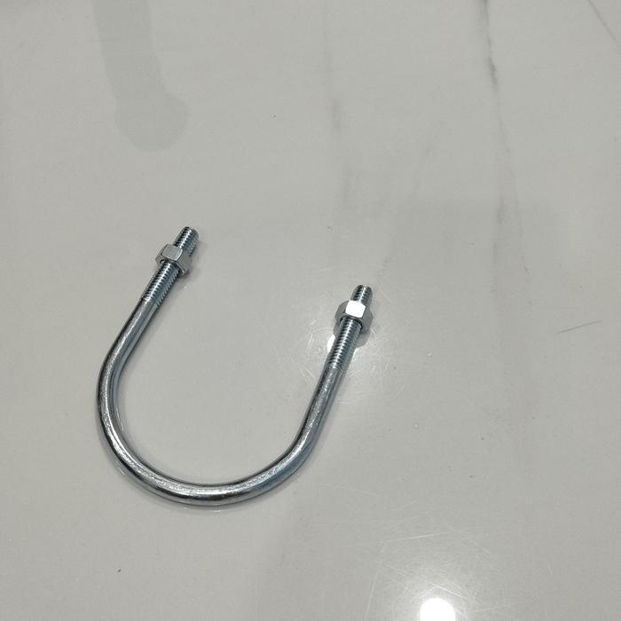 Ubolt/klem pipa galvanis 3/8x2 inchi