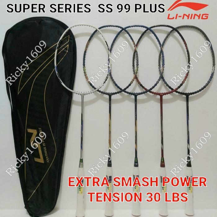 RAKET BADMINTON LINING SUPER SERIES 99 PLUS LINING SS 99 PLUS ORIGINAL