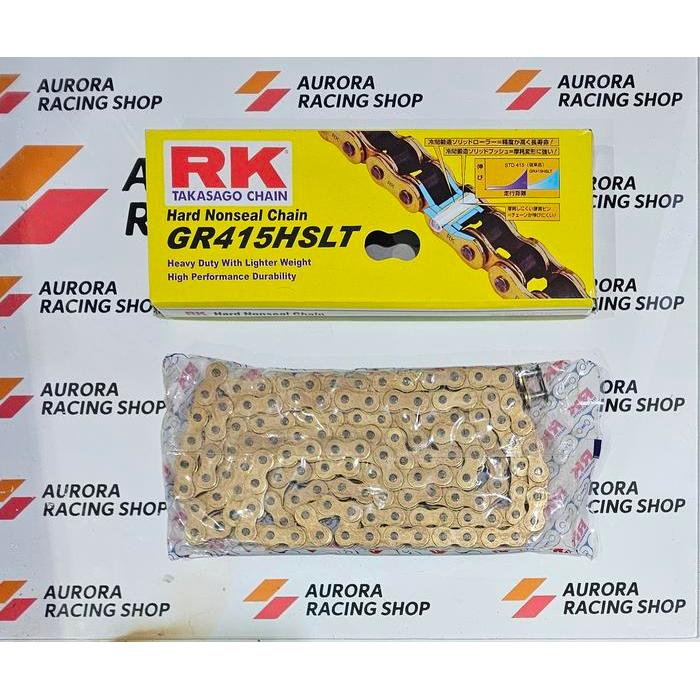 New Rantai Rk 415 Hslt - 130L Gold Rk Takasago Chain Original Terlaris