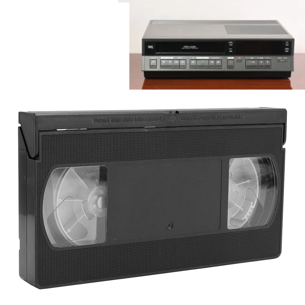 VCR VHS Head Cleaner Reusable Video Player Head Cleaning Tool Dry Technology No Fluid Required VHS