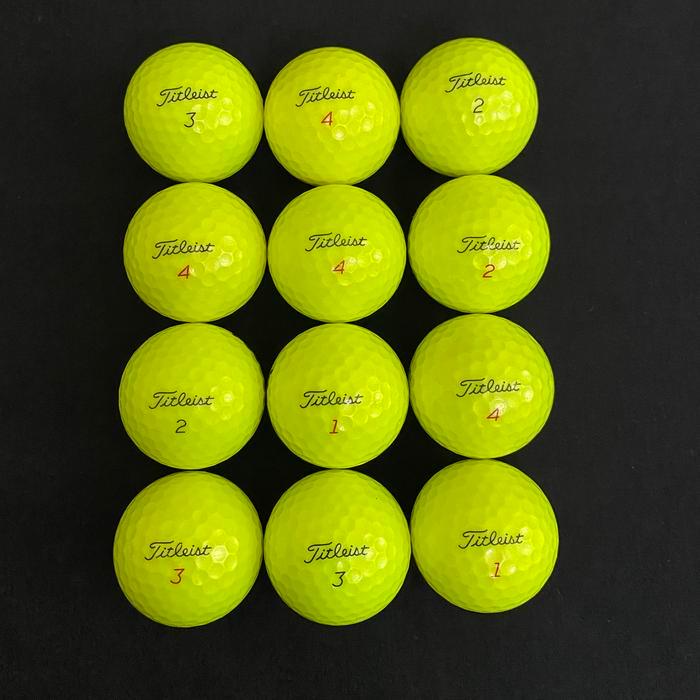 BOLA GOLF SECOND BEKAS TITLEIST PROV YELLOW KUNING GRADE A
