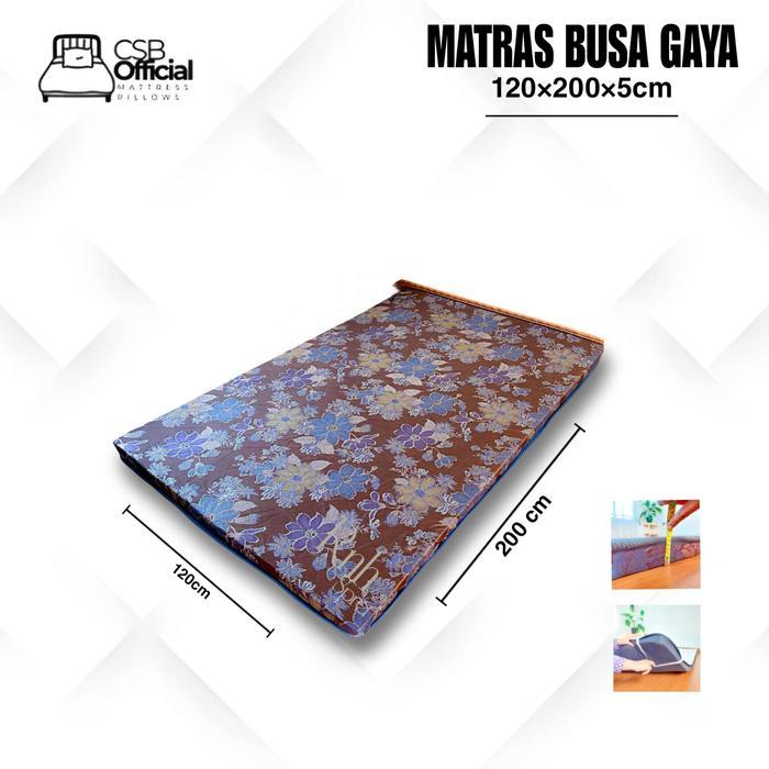 CSB Matras Protector Kasur Busa 120 x 200 x 5 cm Topper Kasur Spring Bed Dilengkapi Karet