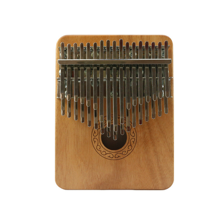 High Quality 34 Key Finger Thumb Piano Kalimba Double Layer Mahogany Wood Kalimba