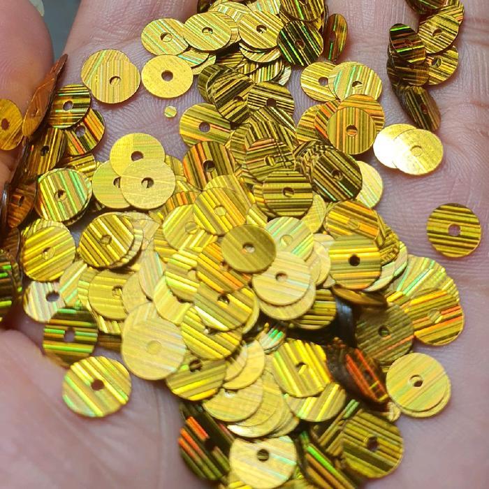 ramboci flat / ramboci datar / payet ramboci ukuran 6mm