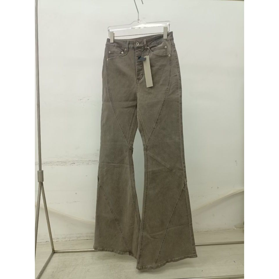 Brand New Rick Sand Zipper Pocket Fit elasticity slim fit PANT Jeans Cotton Denim Pants Comfort