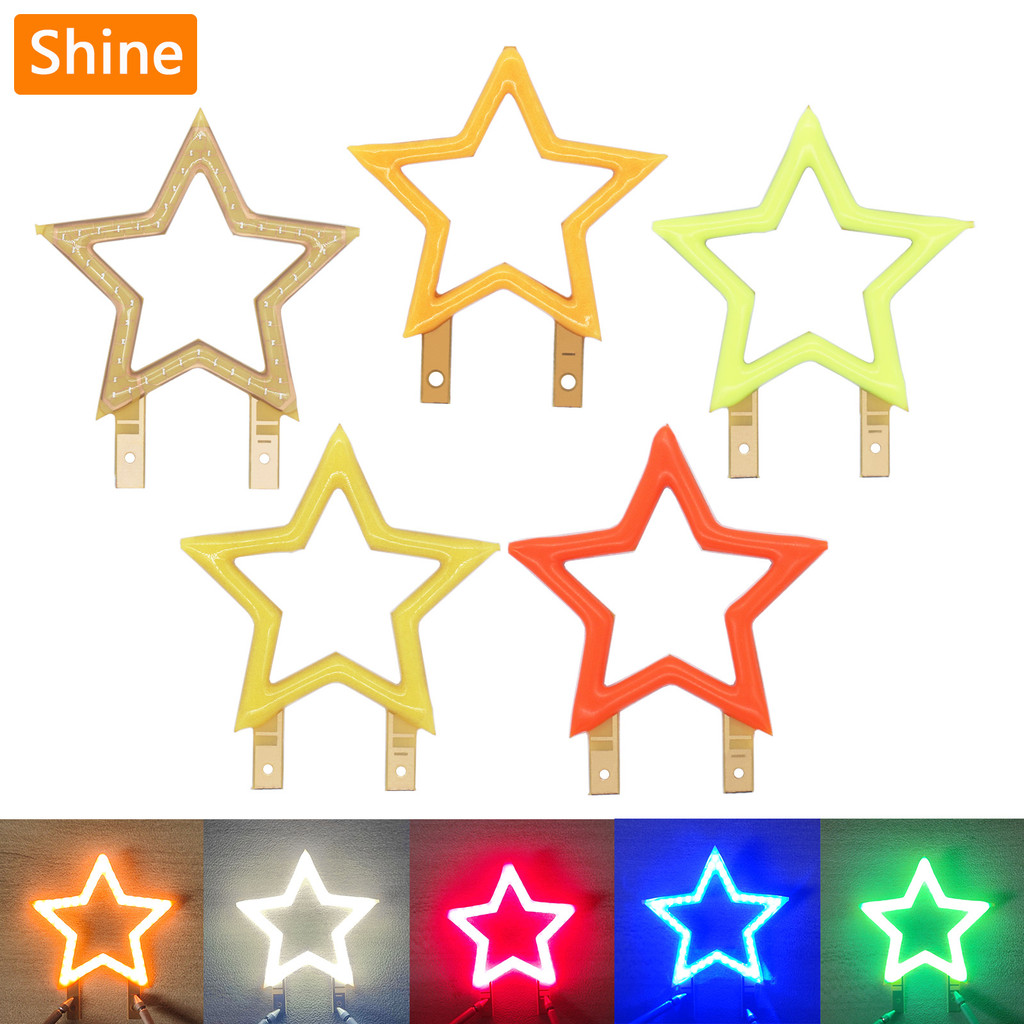 3V LED COB Edison LED Filament Star Shape Candle Diode Christmas Holiday Party Love Letter