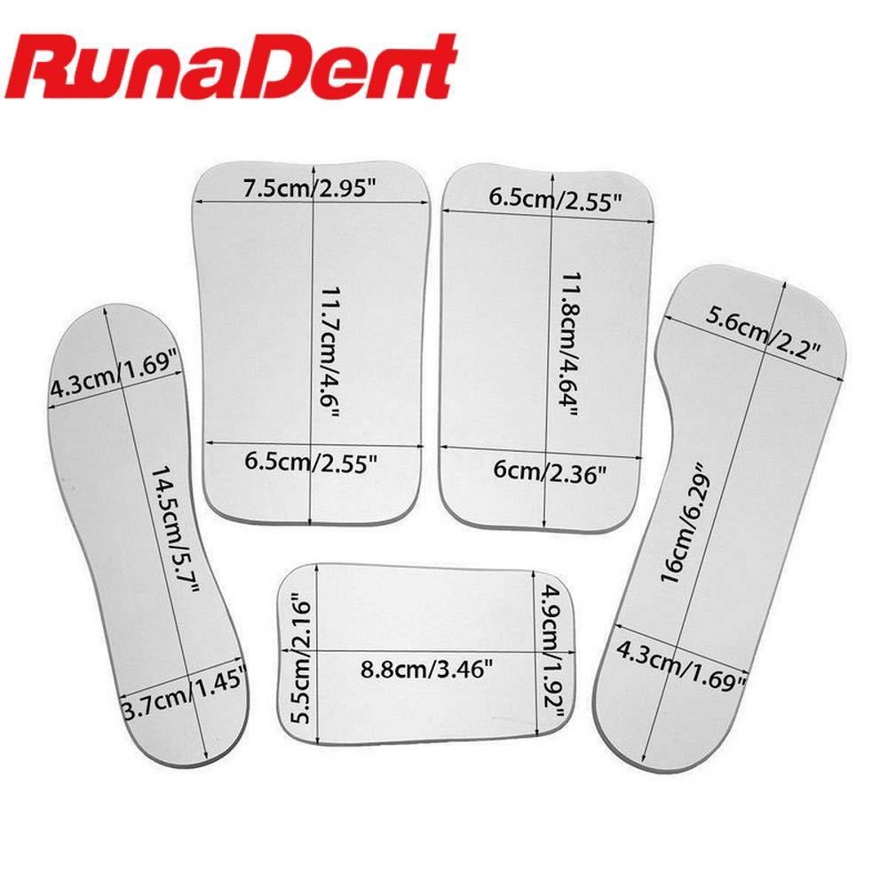 1PC/5Pcs Dental Rhodium Occlusal 2-Side Reflector  Intraoral