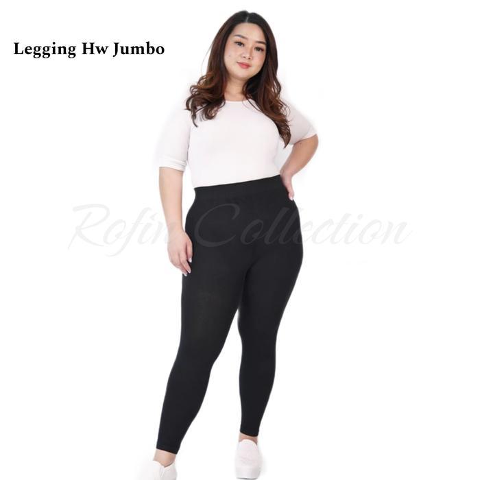 LEGGING POLOS WANITA HW IMPORT UKURAN JUMBO