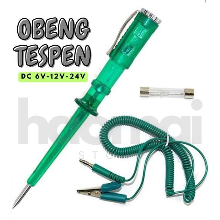 Tespen DC 6V-12V-24V Automotive Circuit Tester Obeng Tespen 6-24V
