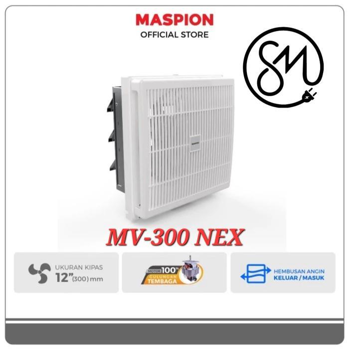Exhaust fan Maspion MV-300 NEX 30 cm dinding tembok 12 inch Hexos