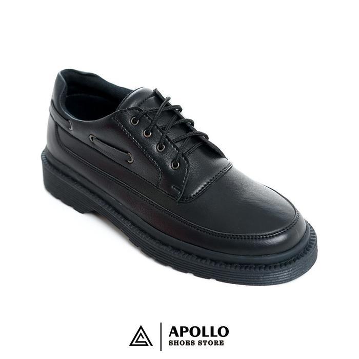 SEPATU DOCMART PRIA ORINAL OXFORD KULIT HITAM