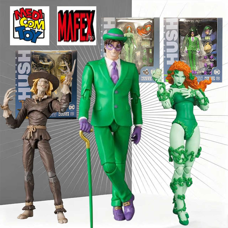 Medicom Toy Original MODEL KIT Mafex Batman Remains Silent. Scarecrow& &the RiddlerAnime Action